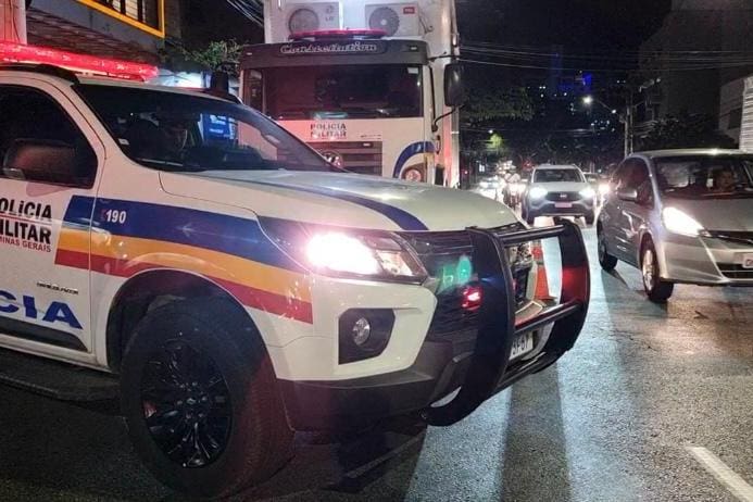 A quadrilha foi presa durante uma operação da PM na Via Expressa de Contagem - Foto: PMMG/Divulgação